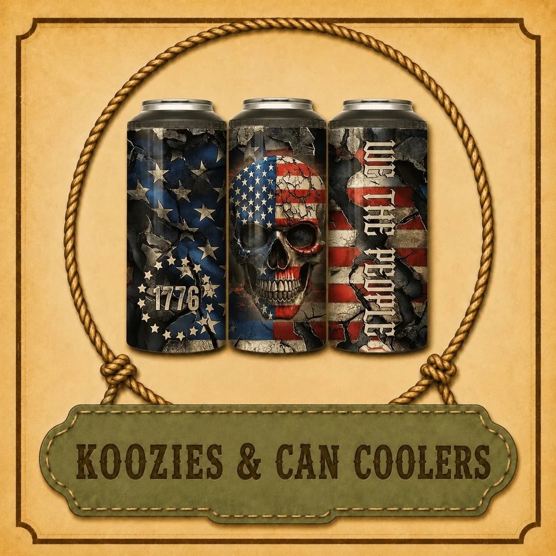 Koozies and can coolers category