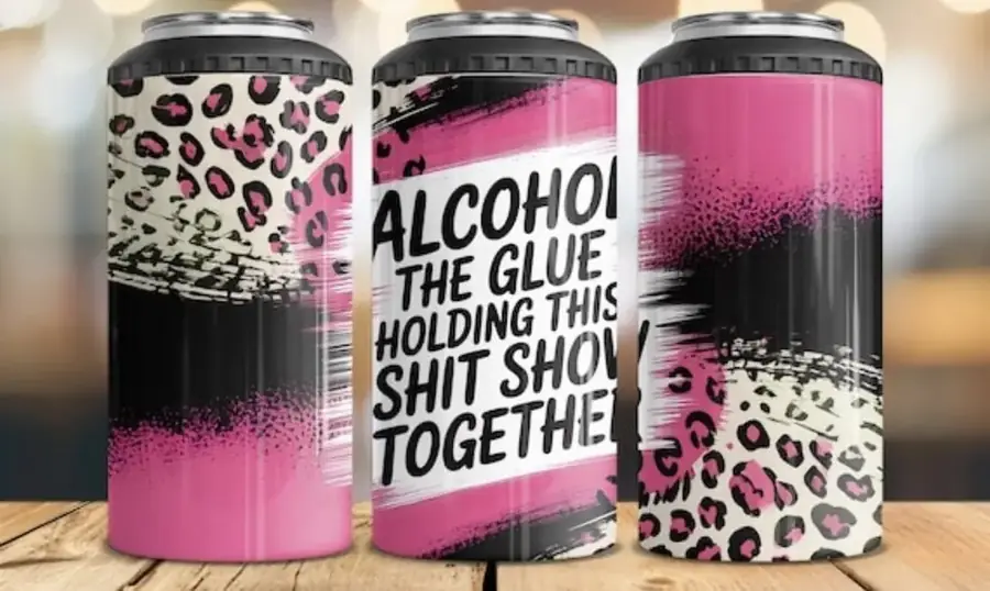 Alcohol Glue Koozie