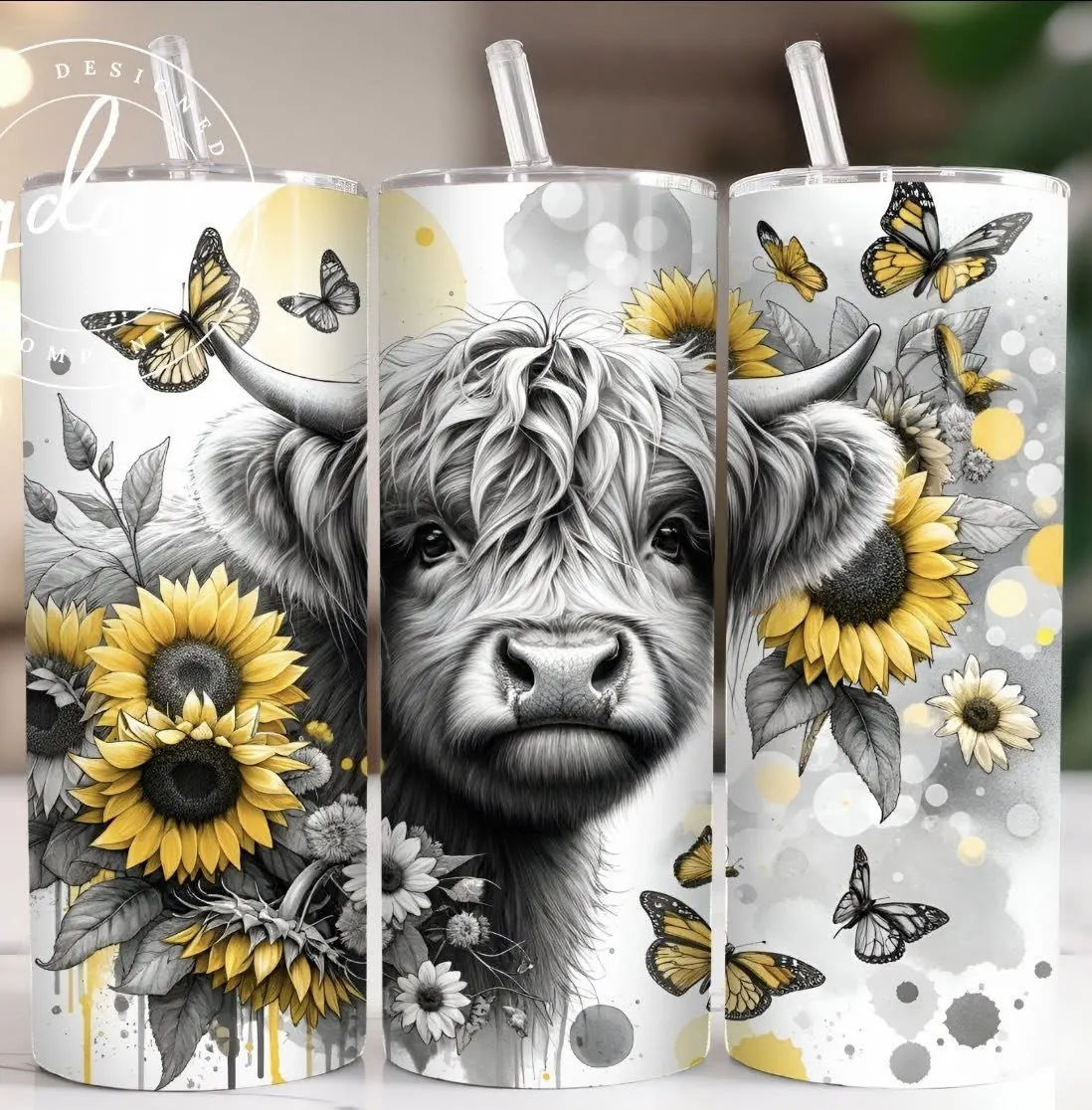 Highland Cow Tumbler #3